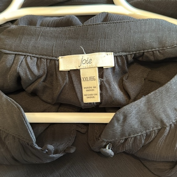 Joie Limited Edition Women's Balloon Sleeve Dress Caviar - Size XXL -NWT - Picture 8 of 10